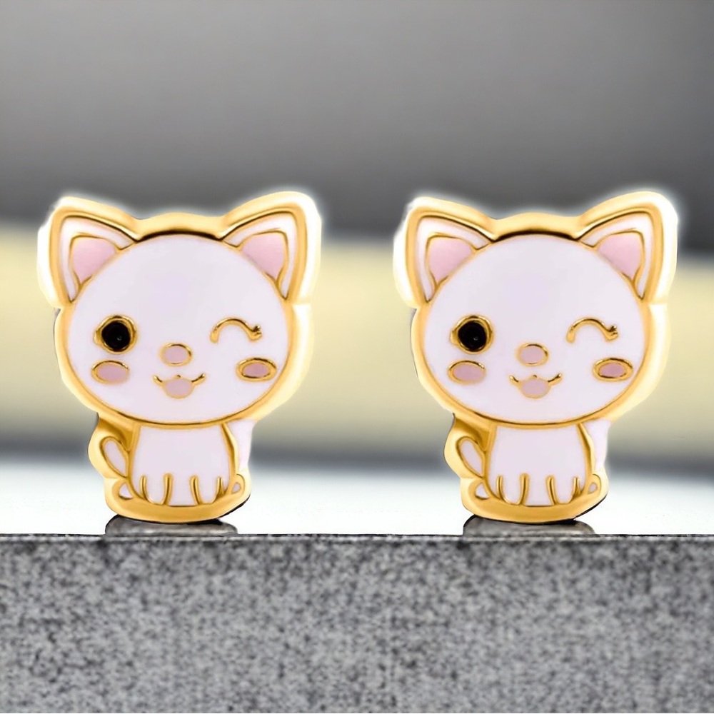 14KT Solid Gold Studs